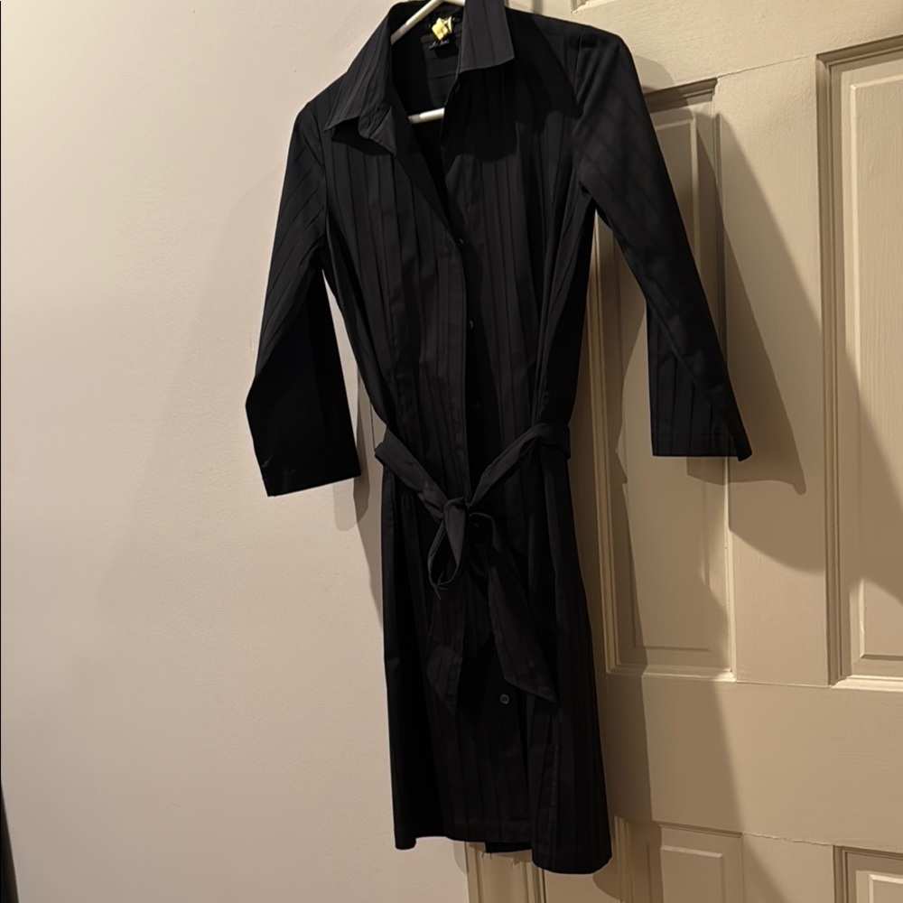 Theory Black Midi Dress